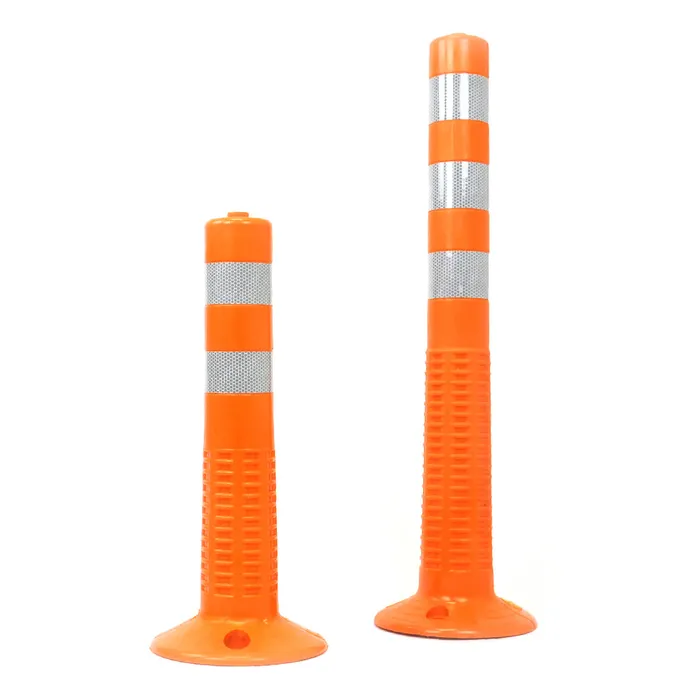 Flexibler Absperrpfosten, Sperrpfosten, Softpoller, 750 mm, Orange/Weiß, TPU Flexibler Absperrpfosten, Sperrpfosten, Softpoller, 750 mm, Orange/Weiß, TPU