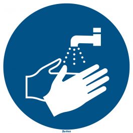 Piktogramm-Zeichen Hände Waschen | Ø 200 Mm