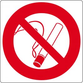 Bodenpiktogramm für "Rauchen verboten"
