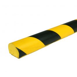 PRS-Schutz für flache Oberflächen, Modell 3 - schwarz-gelb - 1 Meter
