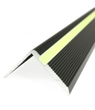 Aluminium Treppenkantenprofil Glow-in-the-Dark