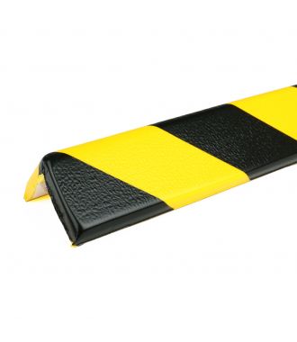 PRS-Eckschutz, Modell 8 - schwarz-gelb - 1 Meter