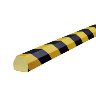 Knuffi Flächenschutz für ebene Flächen, Typ CC - schwarz-gelb - 5 Meter