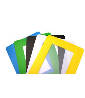 ColorCover selbstklebende, transparente Dokumentenfenster für den Boden (10 Stück)