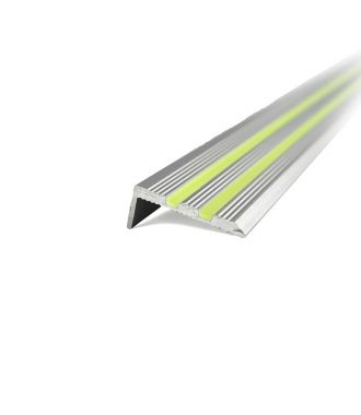 Aluminium Treppenkantenprofil Glow-in-the-Dark