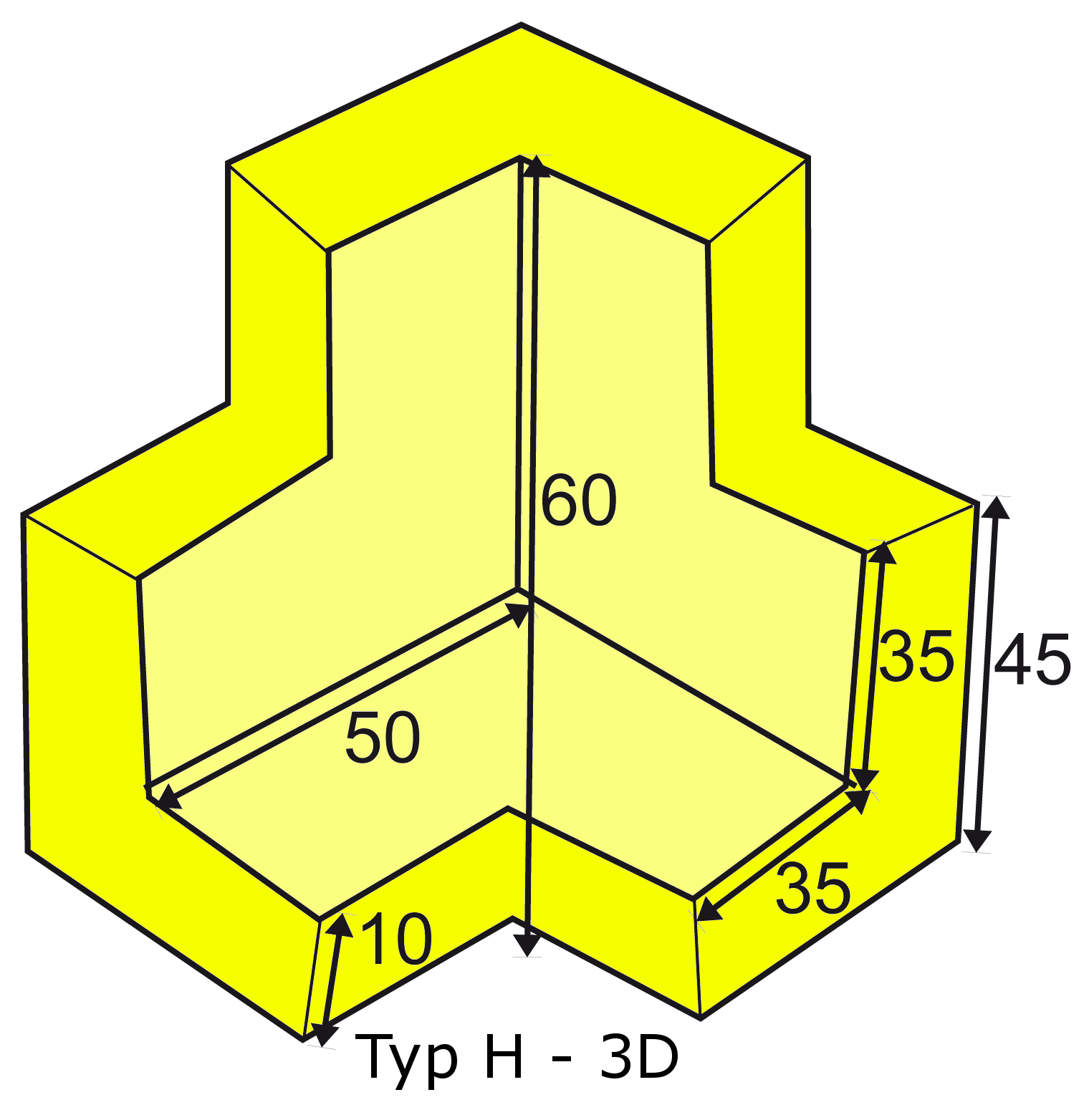 Knuffi multi-corner bumber H-3D type